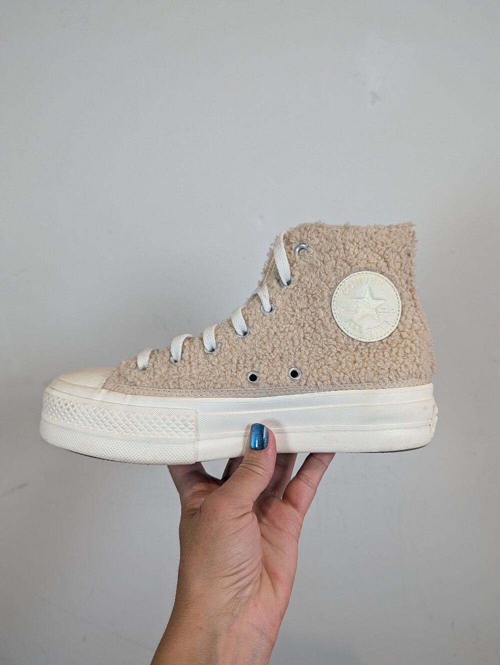 Converse Chuck Taylor Cozy High Top Sneakers, Size 7
